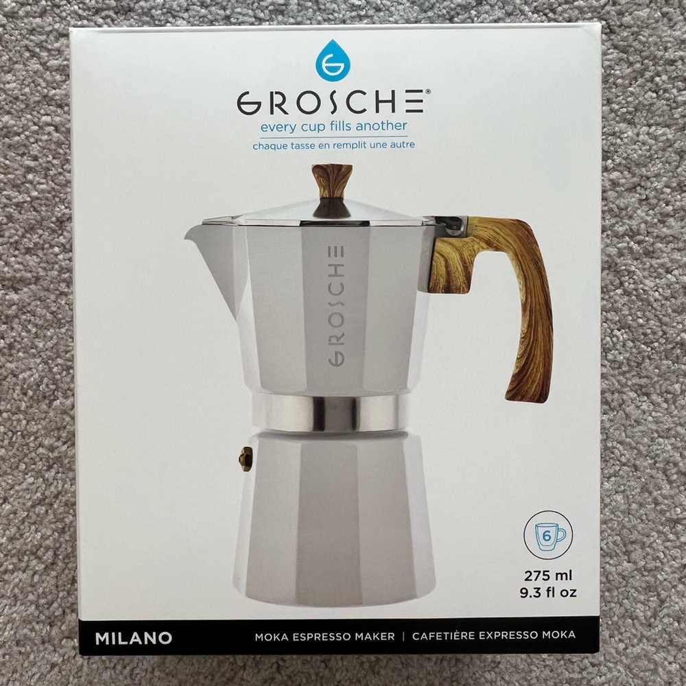 Milano Moka Espresso Maker 6 Cup